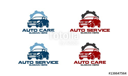 500x300 Automotive Service, Automotive Repair, Car Service Logo Vector