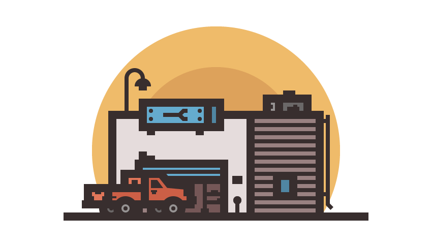 850x480 How To Create An Auto Repair Shop Illustration In Adobe Illustrat