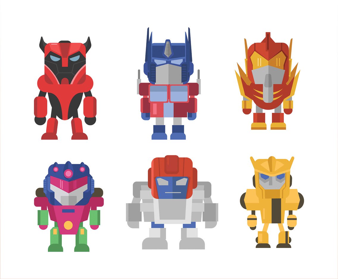 1136x936 Autobot Full Body Vector Vector Art Graphics