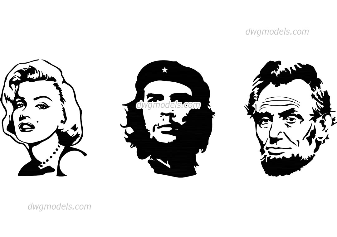 1080x760 People Vector Silhouettes Dwg, Free Cad Blocks Download
