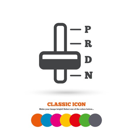 450x450 Automatic Transmission Sign Icon Auto Car Control Symbol Circle