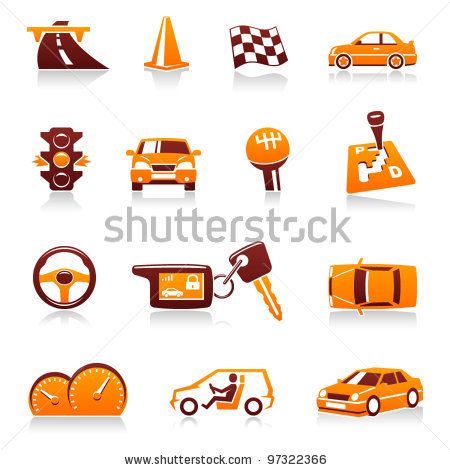 450x470 Stock Vector Cars And Automotive Vector Icon Set Driver