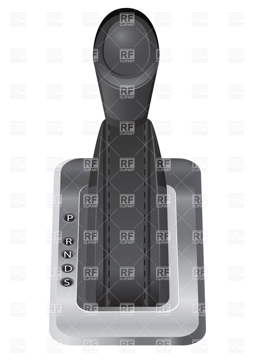 843x1200 Automatic Transmission Handle Vector Image Of Transportation