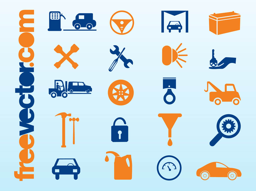 Car Icons Vector Art Graphics 1024x765 Car Icons Vector Art Graphics