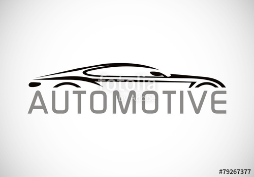 500x350 Car Draw Automotive Vector Logo Stock Image And Royalty Free