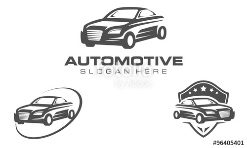 500x300 Car Logo, Modern Car And Professional Automotive Vector Logo