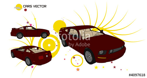 500x268 Vector De Automovil Stock Image And Royalty Free Vector