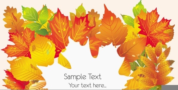 600x305 Free Vector Autumn Leaves Free Vector Download