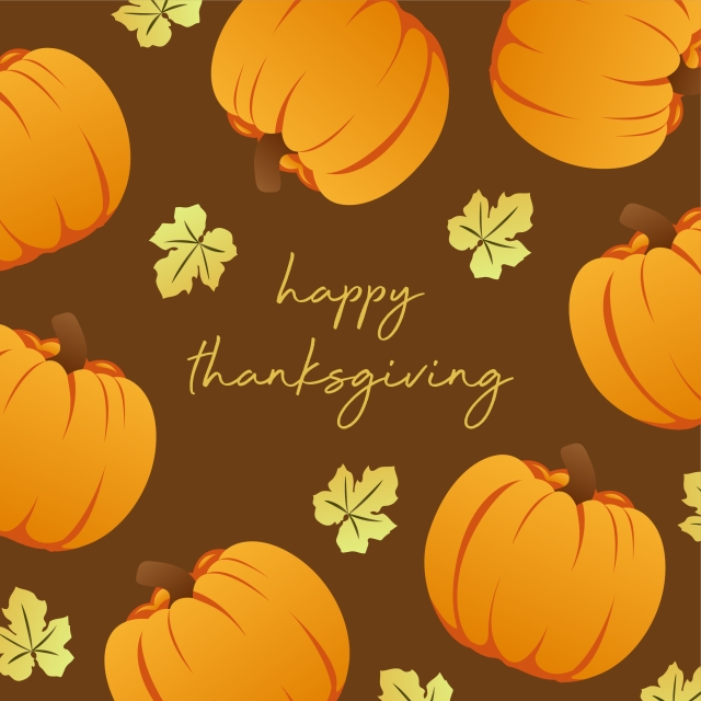 Happy Thanksgiving Autumn Vector Design, Autumn, Pattern, Squash 640x640 Happy Thanksgiving Autumn Vector Design, Autumn, Pattern, Squash
