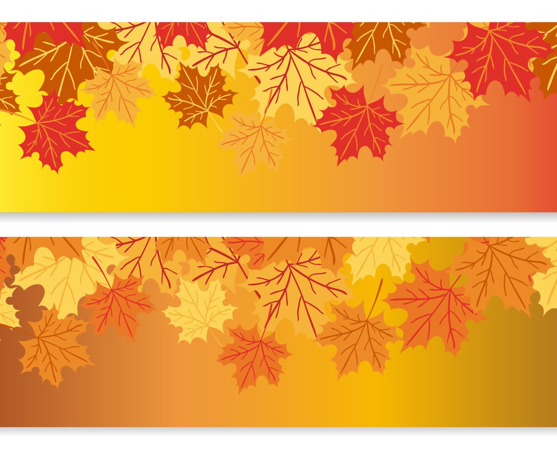 Autumn Vector Banners Vector Art Graphics 1136x936 Autumn Vector Banners Vector Art Graphics