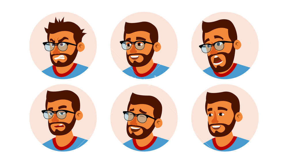 1000x563 Hindu Character Business People Avatar Vector Bearded Man Face