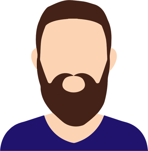 488x500 Male Avatar Vector Image