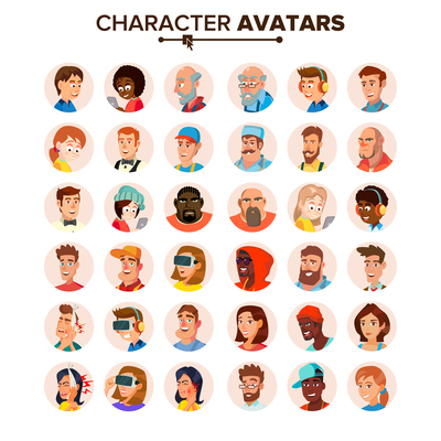 400x400 Page Avatar On Curated Vector Illustrations, Stock Royalty Free