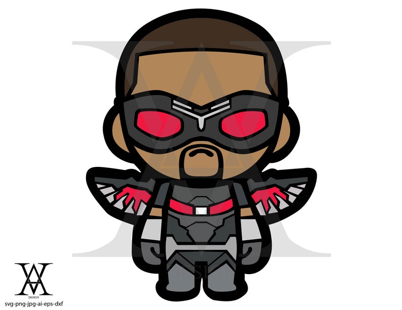 794x613 Falcon Avengers Clipart Vector Instant Download Etsy