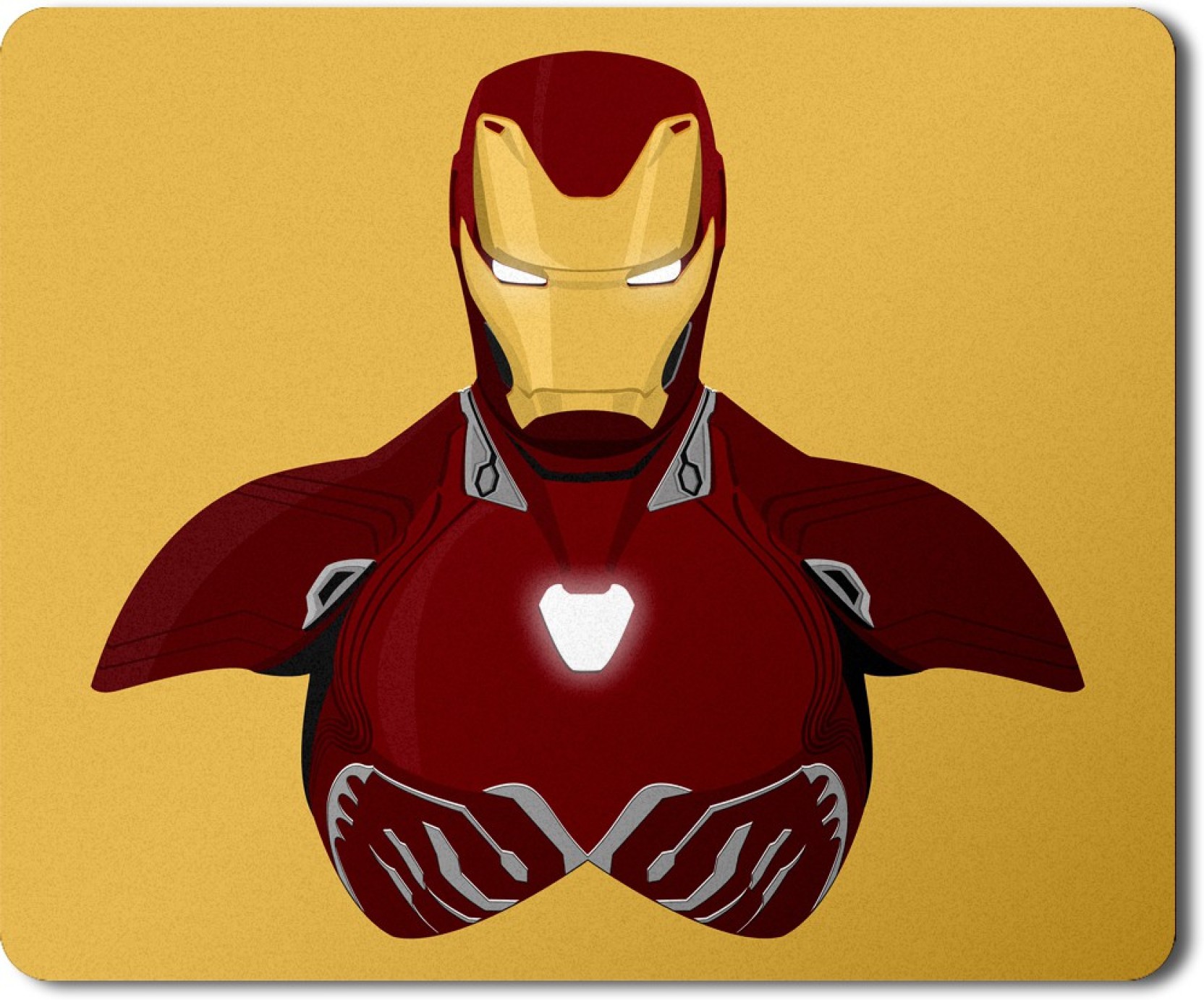 1664x1382 Mustmaal Ironman Avengers Vector Mousepad Mousepad