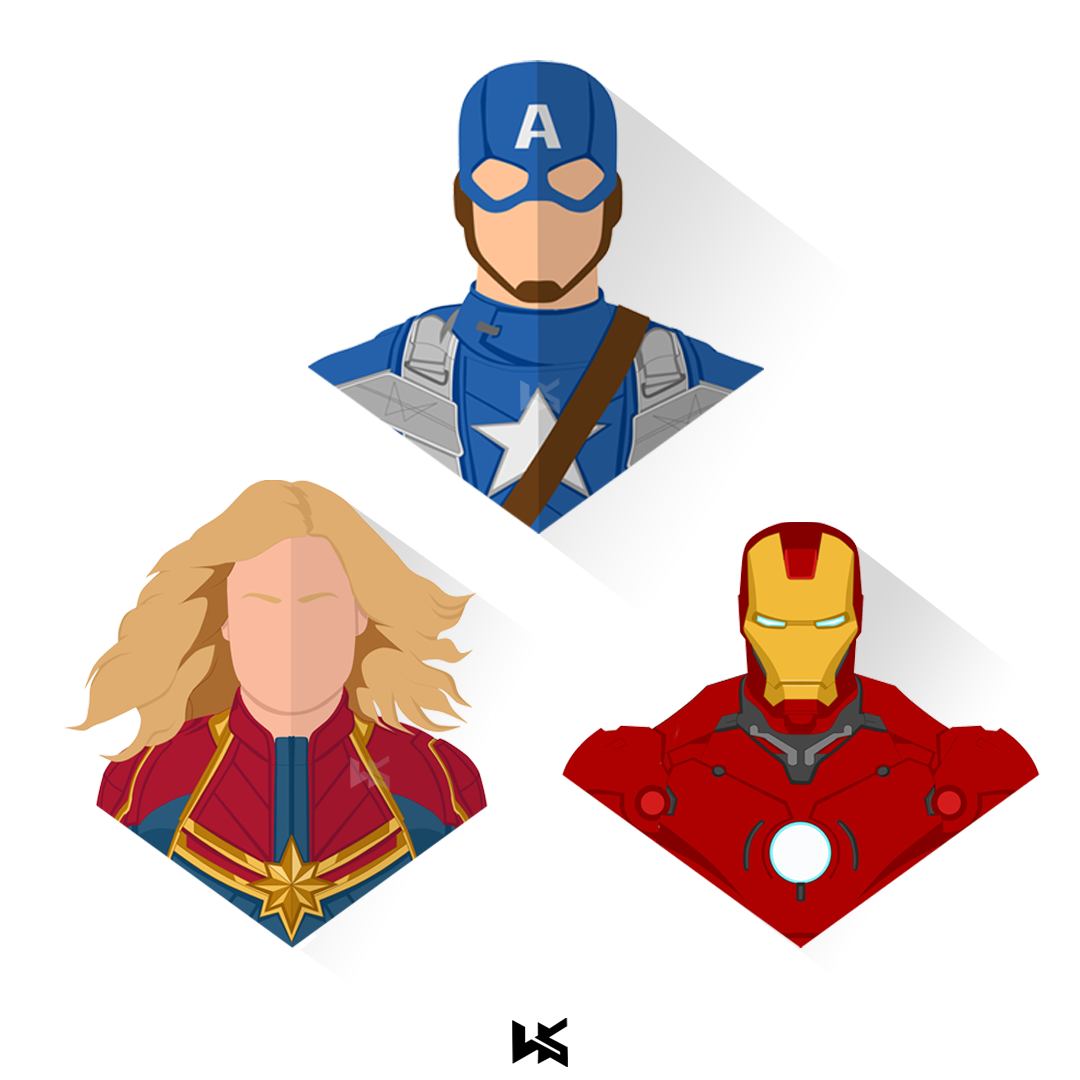 1080x1080 Started Road To Avengers End Game Vector Arts With Russo Brothers