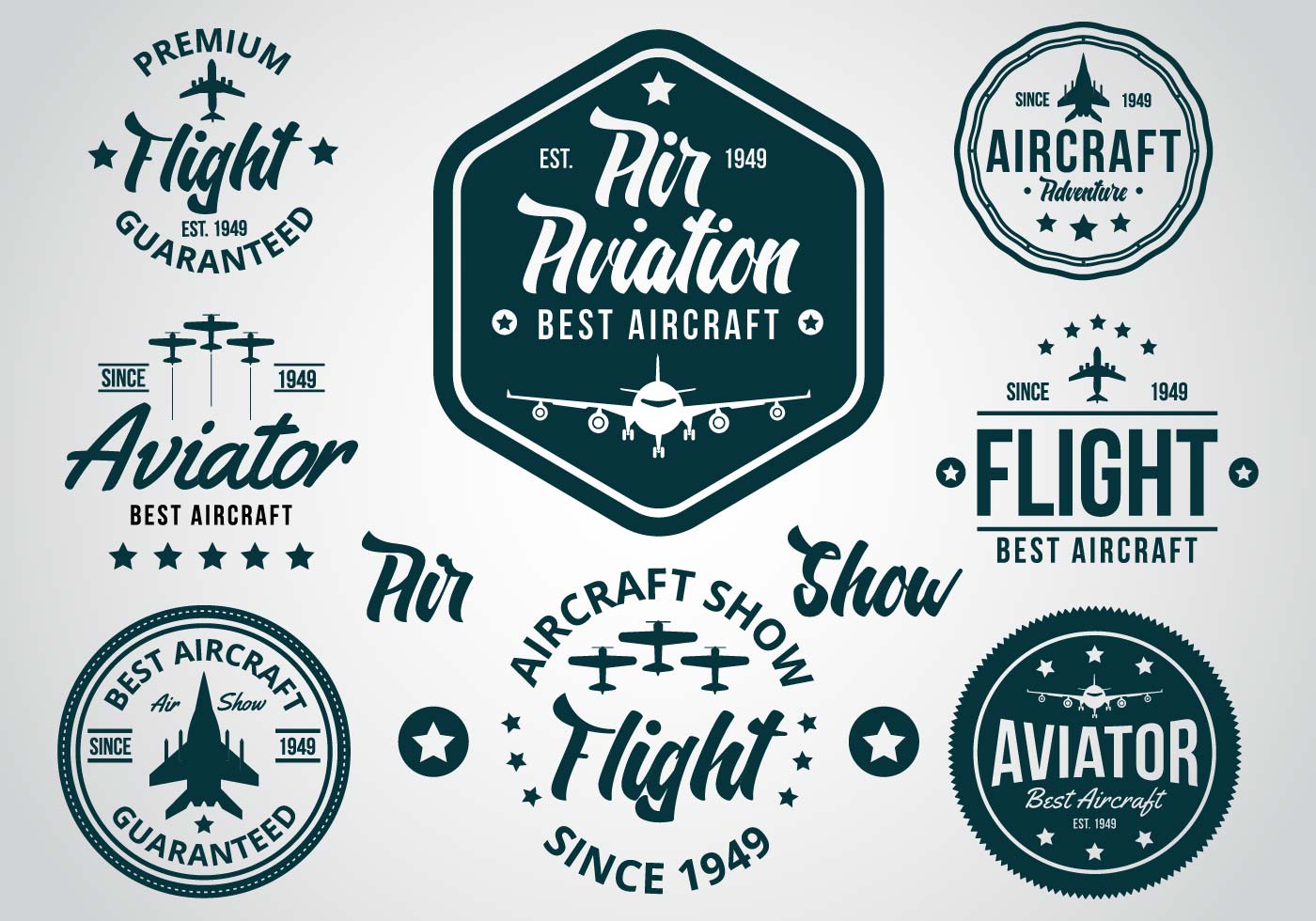 1400x980 Aviation Free Vector Art