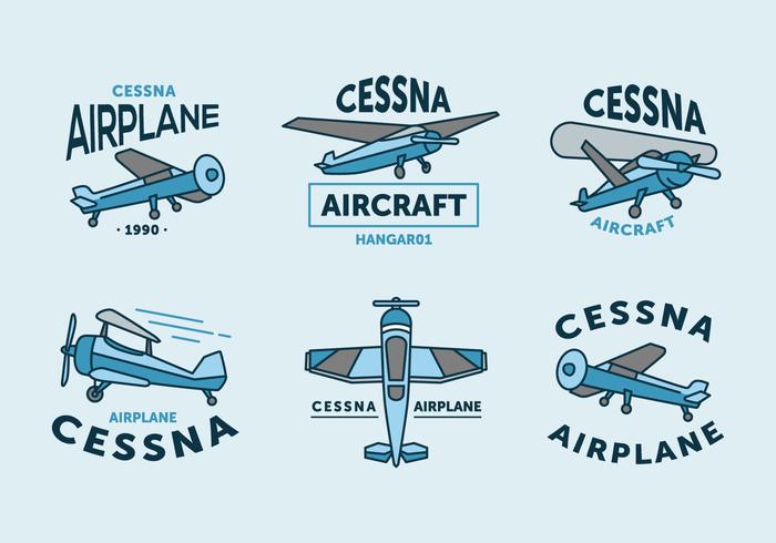 700x490 Vintage Cessna Logo Vector Pack