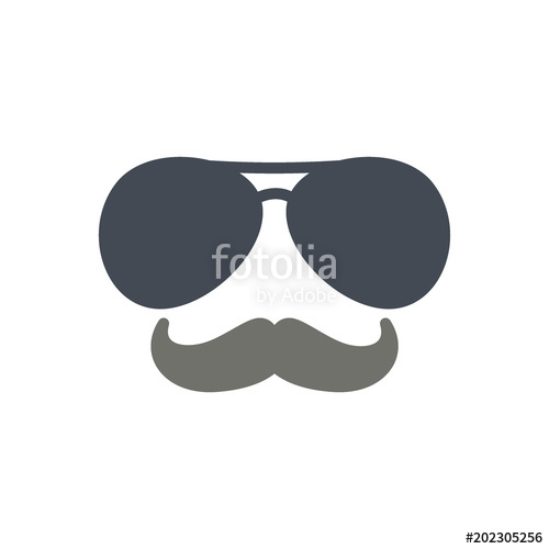 500x500 Aviator Glasses Police Icon Vector Flat Stock Image And Royalty