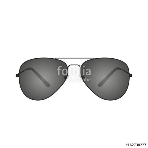 500x500 Aviator Sunglasses Isolated Vector Stock Image And Royalty Free