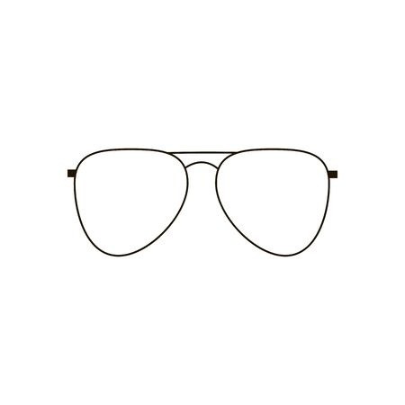 450x450 Aviator Glasses Icon Sun Glasses Vector Illustration Royalty