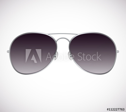 500x445 Aviator Sunglasses Vector Illustration Background