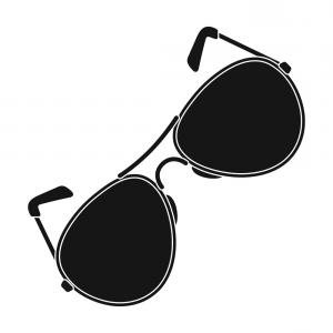 300x300 Stock Illustration Vector Aviator Sunglasses Icon Geekchicpro