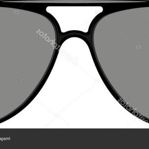 300x300 Stock Illustration Vector Aviator Sunglasses Icon Minimal Vacation