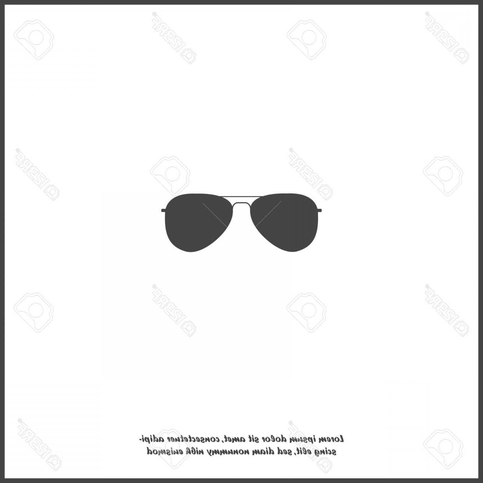 1560x1560 Photostock Vector Aviators Glasses Vector Icon Pilot S Glasses