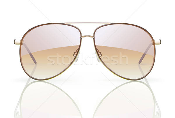 600x405 Aviator Sunglasses Vector Illustration Oblachko