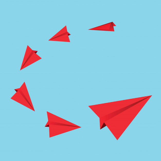 Aviones De Papel Rojo Vectorial Descargar Vectores 626x626 Aviones De Papel Rojo Vectorial Descargar Vectores