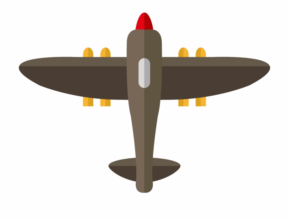 920x703 Bomber Vector Airplane Top View
