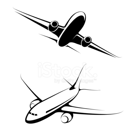 440x440 Avion De Dessin Vectoriel Stock Vector