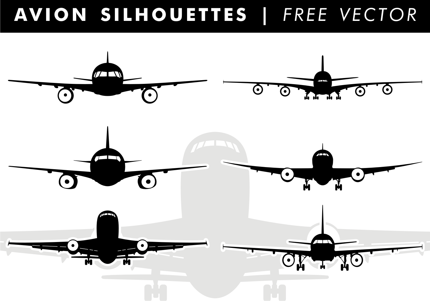 1400x980 Avion Free Vector Art