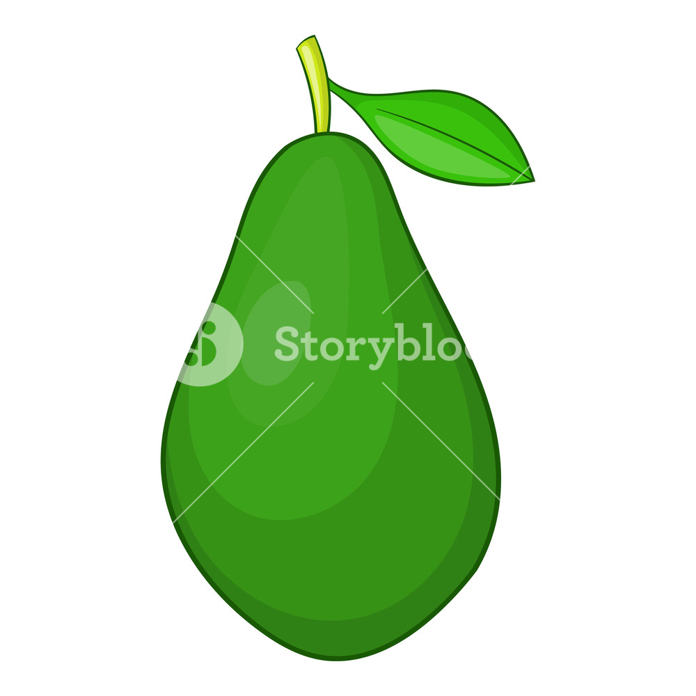 1000x1000 Avocado Icon Cartoon Illustration Of Avocado Vector Icon For Web