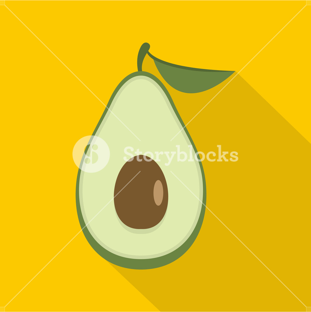 998x1000 Avocado Icon Flat Illustration Of Avocado Vector Icon For Web