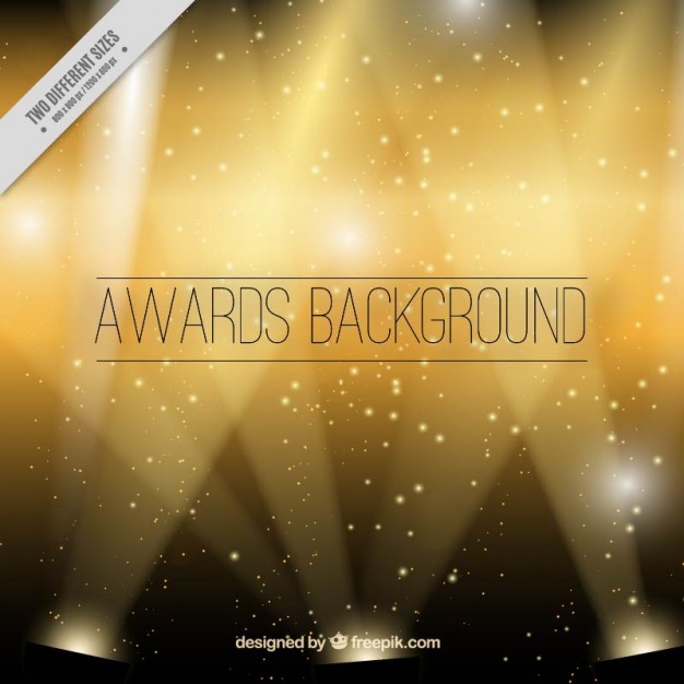 626x626 Golden Awards Background Vector Free Download