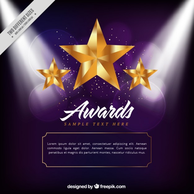 626x626 Golden Stars Award Background Vector Free Download