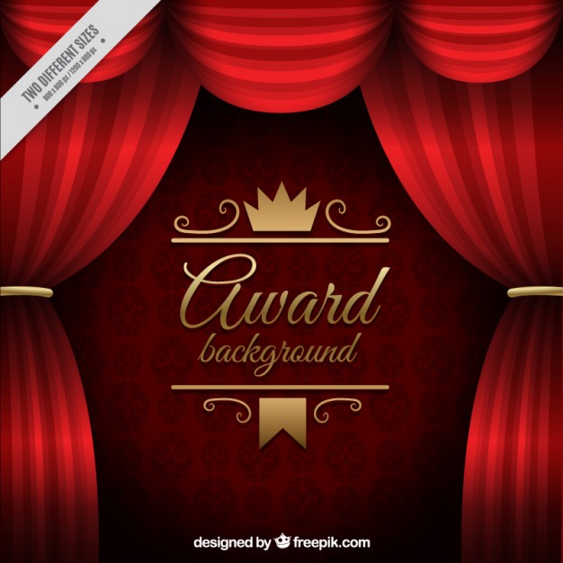 626x626 Red Curtains Award Background Vector Free Download