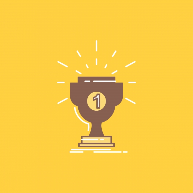 640x640 Award Cup Prize Reward Victory Flat Line Filled Icon Beauti