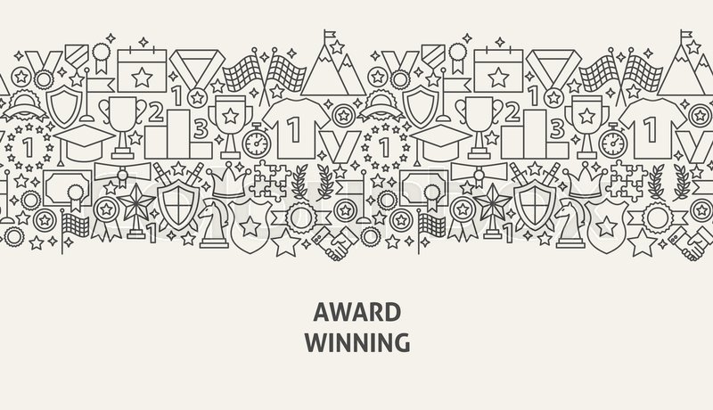 800x460 Award Banner Concept Vector Stock Vector Colourbox