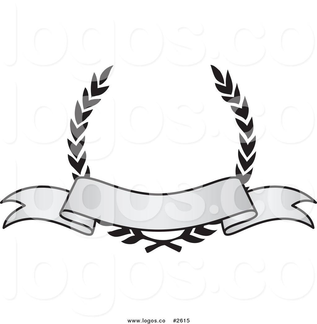 1024x1044 Royalty Free Vintage Grayscale Award Crest With Blank Banner Logo