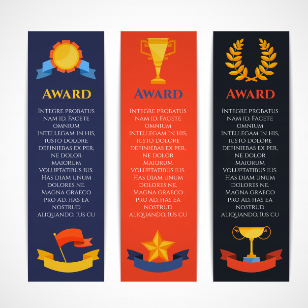 626x626 Award Banner Set Vector Free Download