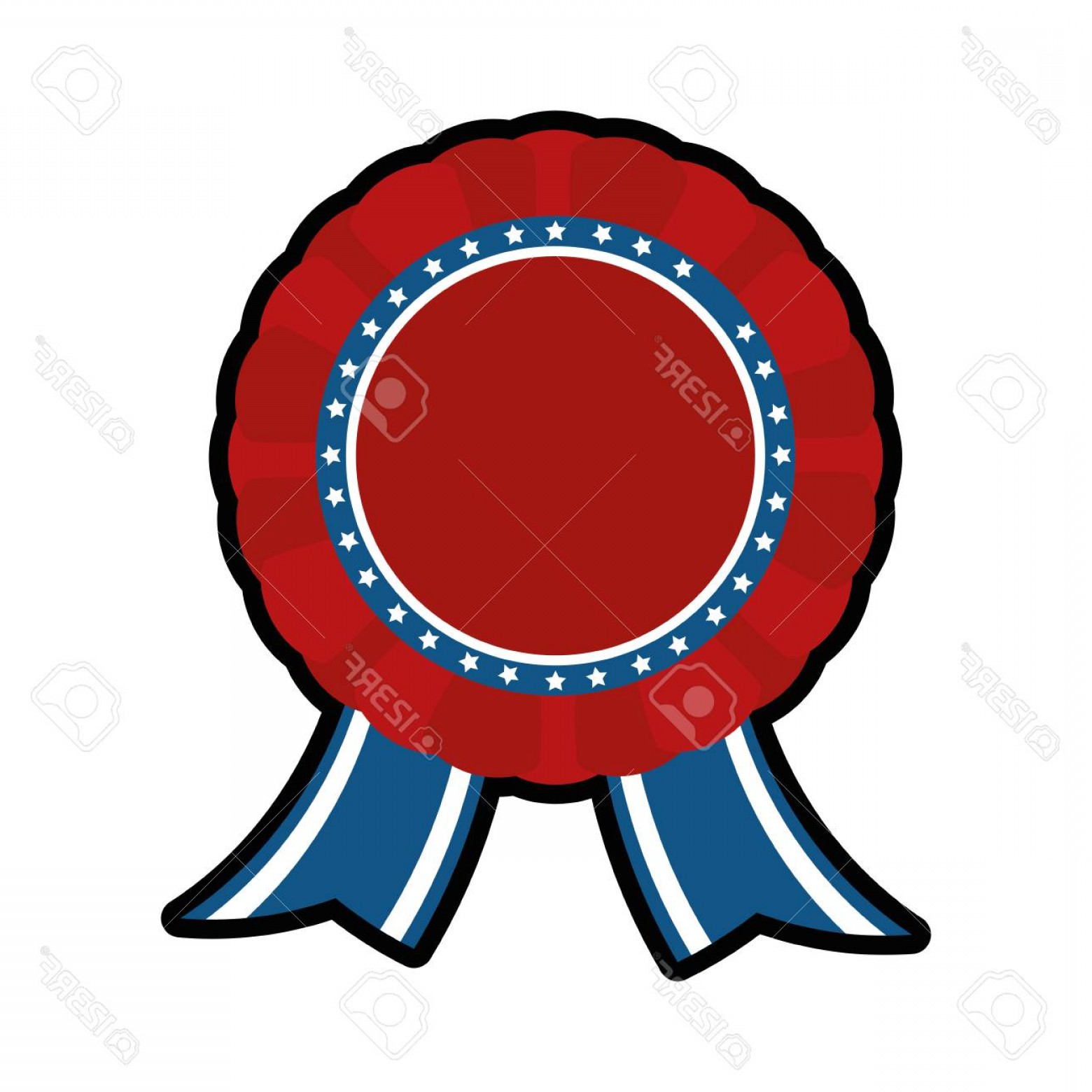 1560x1560 Photostock Vector Award Ribbon Isolated Icon Vector Illustration