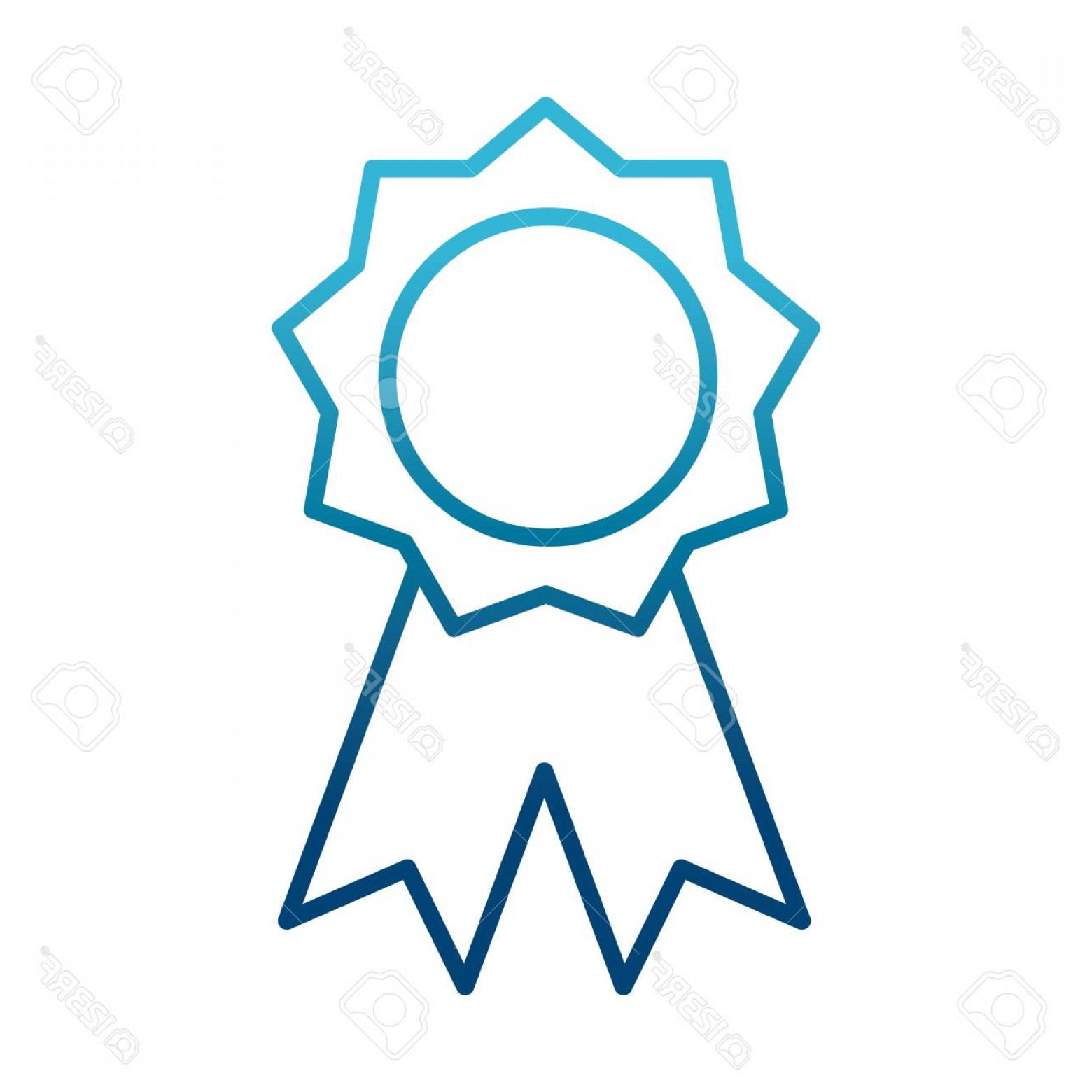 1560x1560 Photostock Vector Award Ribbon Symbol Icon Vector Illustration