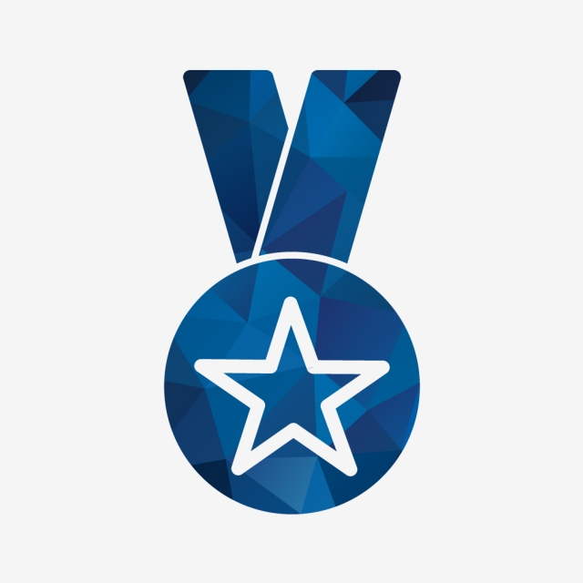 640x640 Vector Award Icon, Award Icon, Medal Icon, Star Medal Icon Png