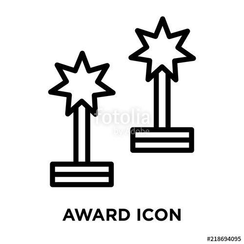 500x500 Award Icons Isolated On White Background Modern And Editable