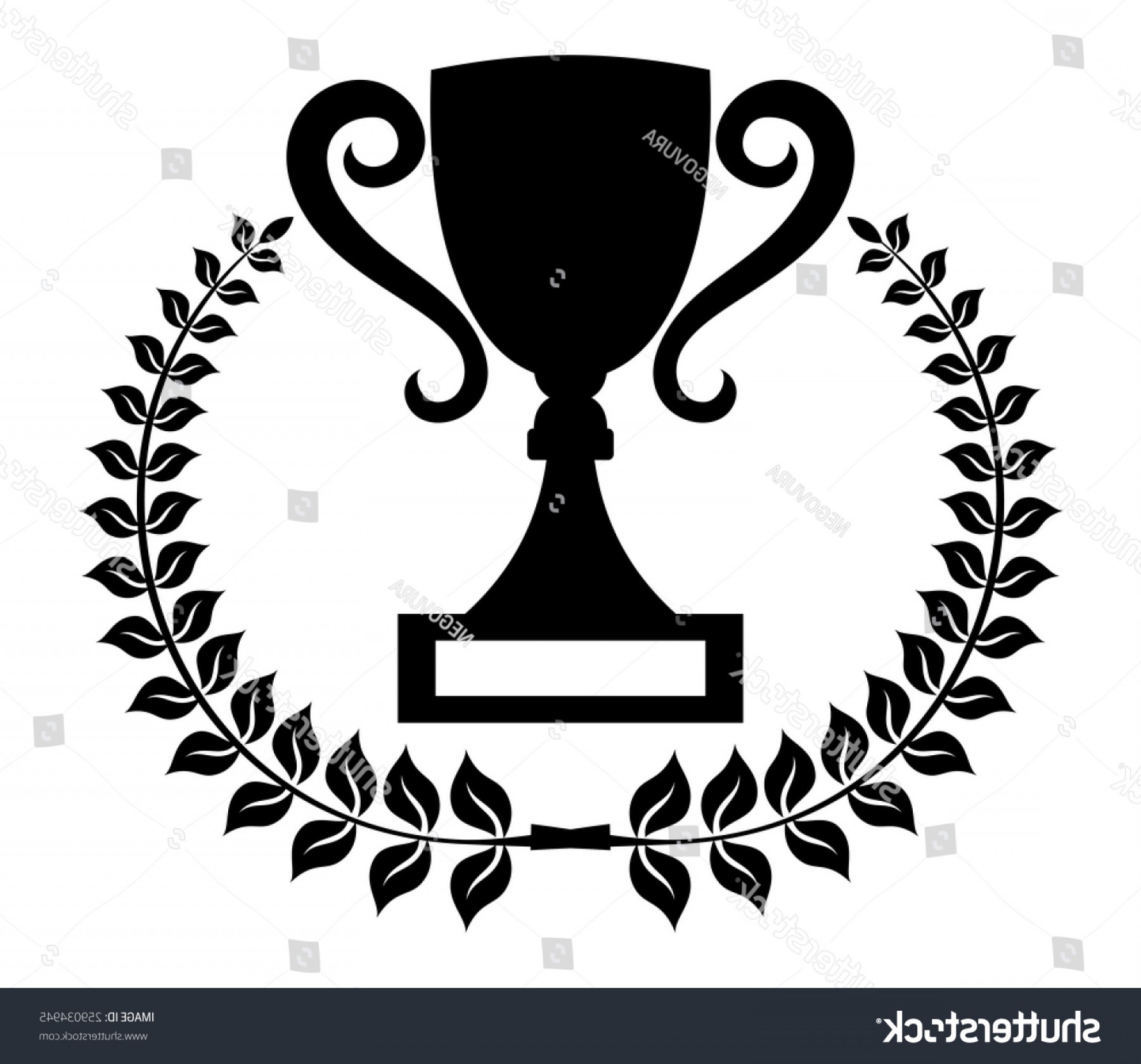 1800x1678 Trophy Laurel Wreath Vector Icon Catchsplace