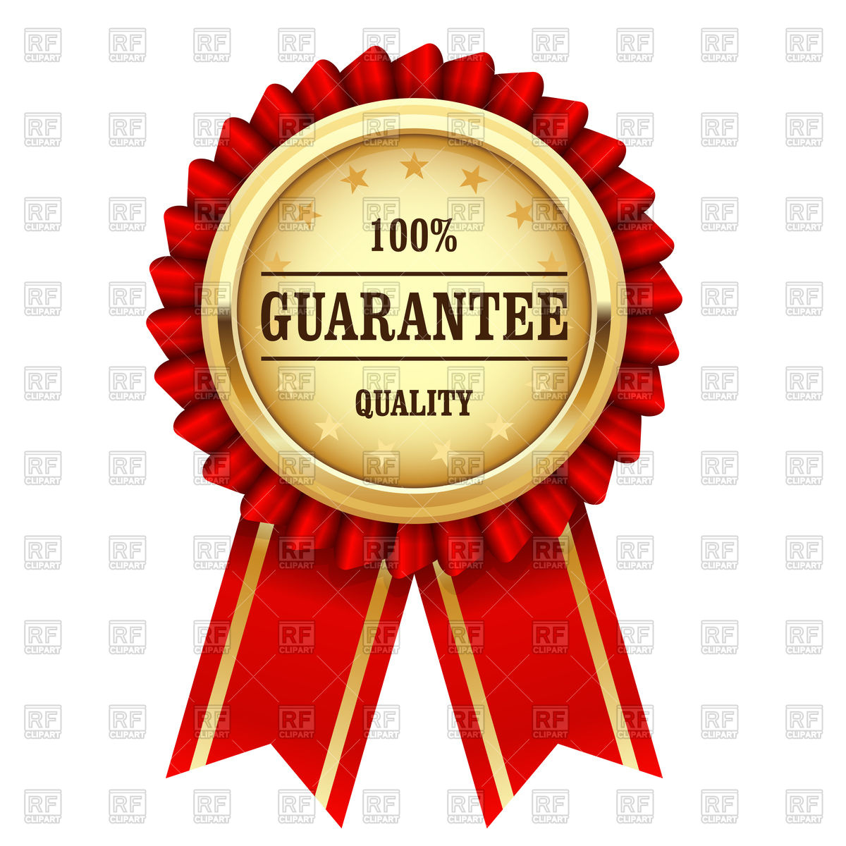 1200x1200 Award Rosette With Gold Medal And Red Ribbon