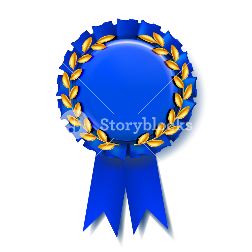 1000x1000 Blue Award Ribbon Vector Best Trophy Luxury Product Object